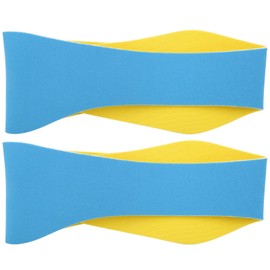 SUNGOOYUE 2pcs Portable Swimming Headband, Waterproof Stretchable Diving Ear Headband for Swimming Ear Equipment (Adult)(Blue)