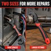 Self-Adjusting Open-End Wrench Set with Double-End Grip for Nuts, Bolts