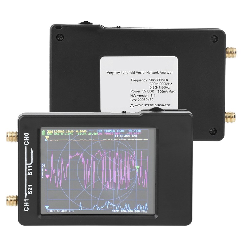 Portable Hand‑Held 2.8in TFT Display Screen Vector Network Analyzer Kit