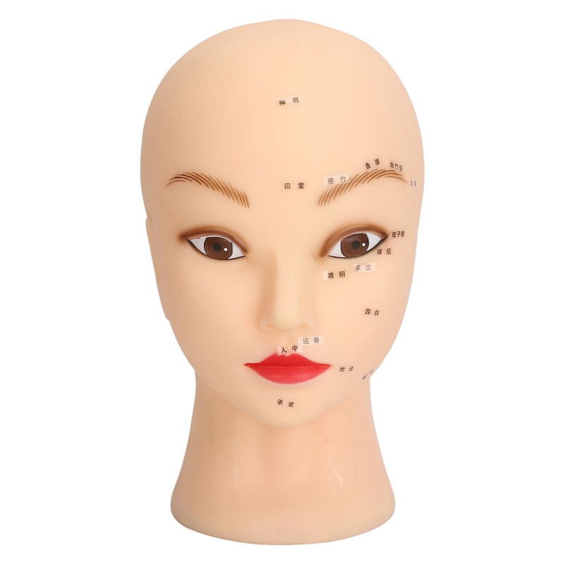 Soft Mannequin Head Realistic Skin Texture Eyelash Extension Mannequin Head