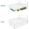 Box Pleated Base Valance Sheet, 200 Thread Count 16"/40cm Extra