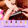 Fingernail Files (6 Pack), Metal Nail Files for Natural Nails