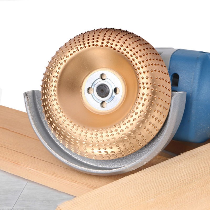 2Pcs 4'' Grinder Wheel Disc Wood Shaping Wheel Wood Grinding