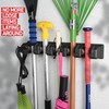 Mop and Broom Holder Wall Mount - Garage Storage Organizer