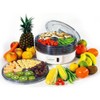 NutriChef Electric Countertop Food Dehydrator - Multi-Tier High-Heat Circulation Professional