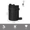 MoKo Chalk Bag, Drawstring Waist Pouch, Tubular, Wide Opening, Diagonal