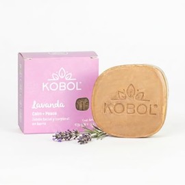 KOBOL  Jabon Lavanda Dermolimpiador Vegano Natural Facial, Cuerpo y Manos  Espuma intensa                                                             