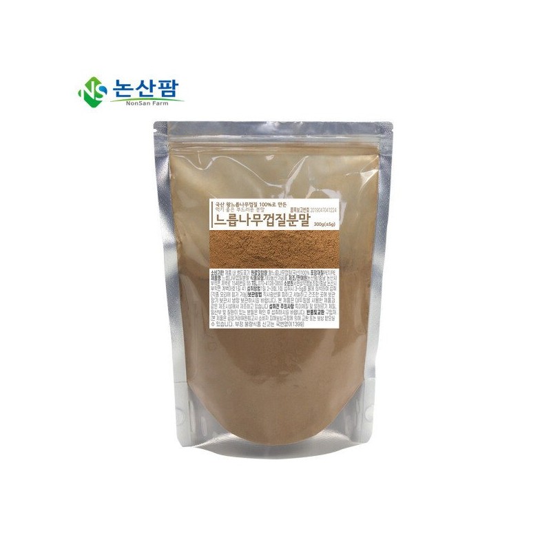 국산 느릅나무 가루 300g 유백피 유피 파우더 Domestic Elm Powder