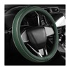 Yourkar Leather Steering Wheel Cover, Breathable Anti-Slip Car Steering Wheel