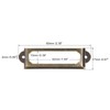 sourcing map Pack of 30 Metal Label Holders File Name