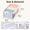 Foldable PVC Storage Box for Clothes - Transparent Dust-Resistant Organizer