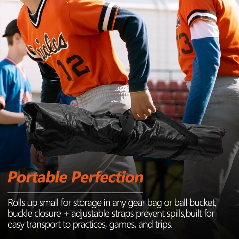 Hanging 12 Bats Baseball/Softball Dugout Organizer, Hanging Bat Bag, 600D