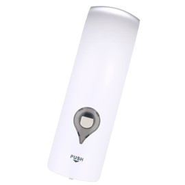 Soap Dispenser, 300ml Wall Mounted Single-Head Manual Soap Dispenser Shower Gel Liquid Shampoo Dispenser Holder-White White