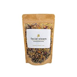 Botanical Facial Steam | 4 Steams | Organic Skin Care | All Skin Types | Cleanse, Hydrate, Tone | USDA Organic Herbs | Wildflower Wellness