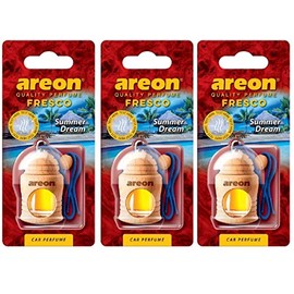Areon Fresco Car Air Freshener Summer Dream 4 Milliliters Multi Pack Of 3
