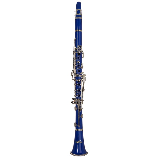 SKY Blue ABS Bb Clarinet with Case, Mouthpiece, 11 Reeds,