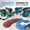 EffektWerk Sanding Discs (60 Pack, 8 Holes) 125mm Multi Grit