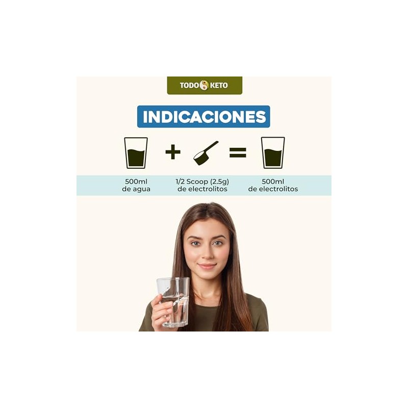 Electrolitos Polvo Natural Azúcar 150g Sodio Potasio Magnesio Dosis