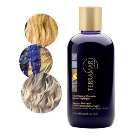Shampoo Matizador Terramar Cabello Teñido Rubio/luces 250 Ml
