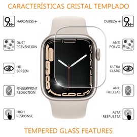 ELECTRÓNICA REY Bildschirmschutz aus gehärtetem Glas für Garmin Forerunner 35 - Forerunner 30, Schutzfolie, Displayschutzfolie 9H+ Härte, Anti-Kratzen-Öl-Bläschen