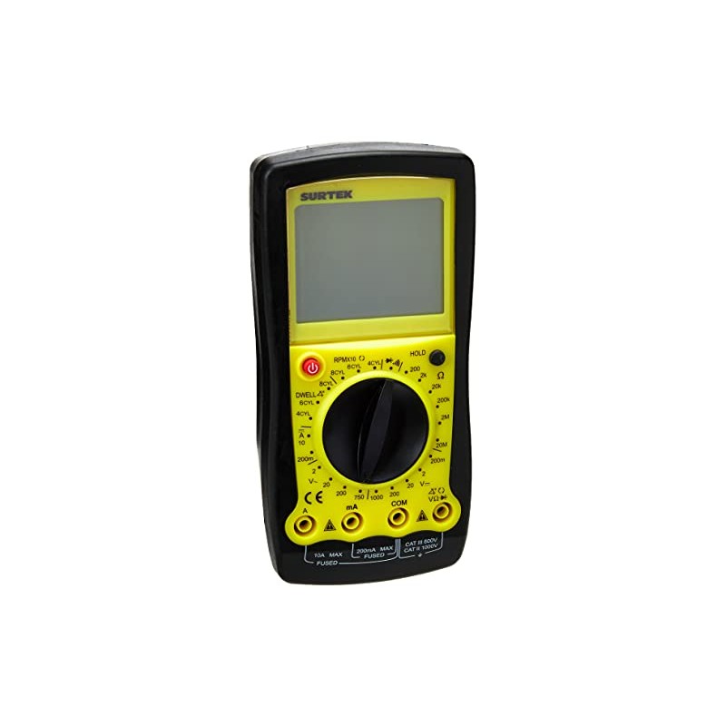 Surtek MUL04 Multímetro Automotriz, 1000 V