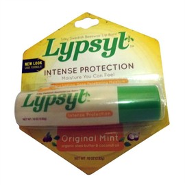 Lypsyl Intense Protection Original Mint, bálsamo labial 0.10 oz (paquete de 3)
