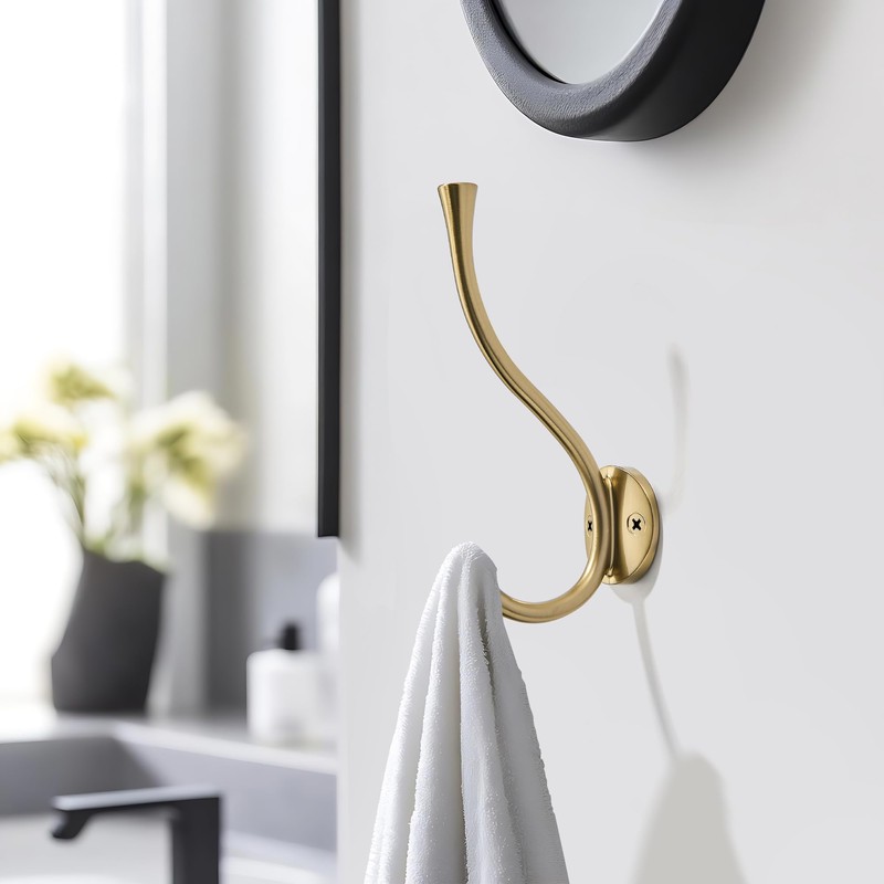 Sailing 3 Pack Coat Hooks - Champagne Bronze Coat Hooks