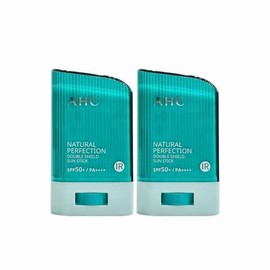 [AHC] Natural Perfection Double Shield Sun Stick 22g (Green) 1+1 / [AHC] 내추럴 퍼펙션 더블 쉴드 선스틱 22g (초록색) 1+1