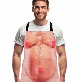 QMKHDT 1-Pack Adjustable Kitchen Cooking Aprons for Men & Women, Water & Oil Resistant, Ideal for Cooking, Baking, Grilling, and Chef Use