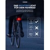 Büchel Piccadilly 50122022 Rear Bicycle Light LED Black