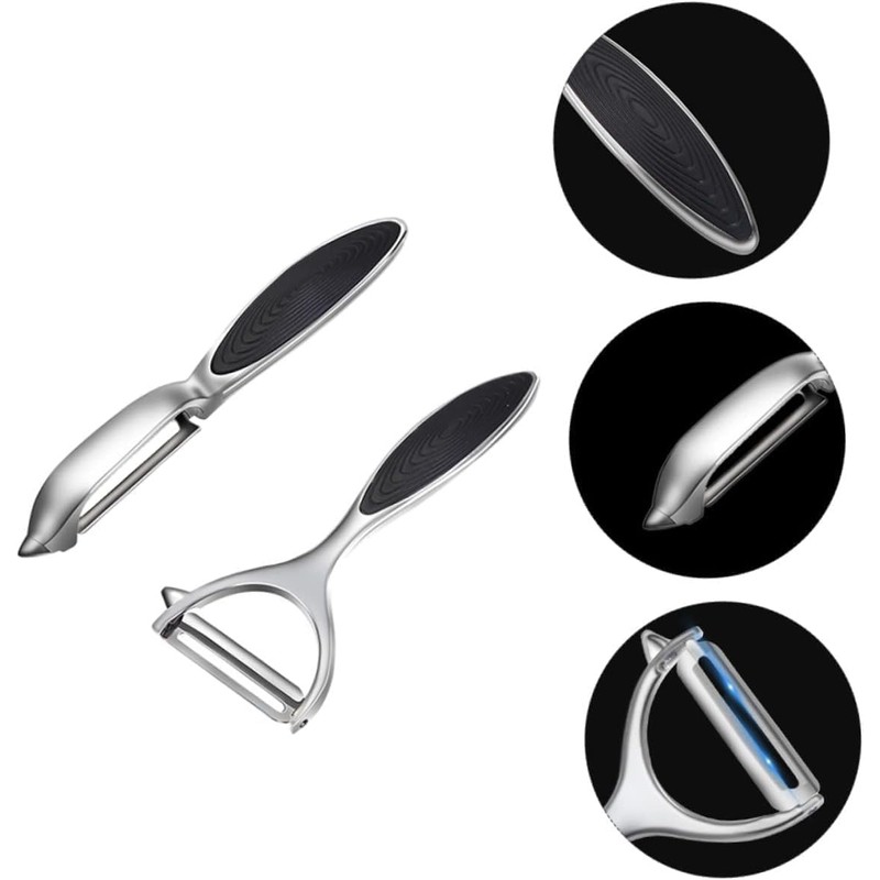 Premium Stainless Steel Vegetable & Fruit Peelers – Ergonomic Y