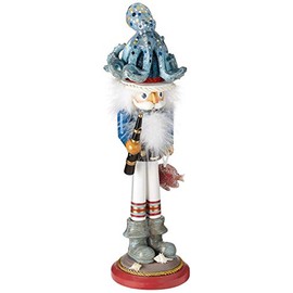 Kurt S. Adler 18-Inch Hollywood Octopus Hat Nutcracker