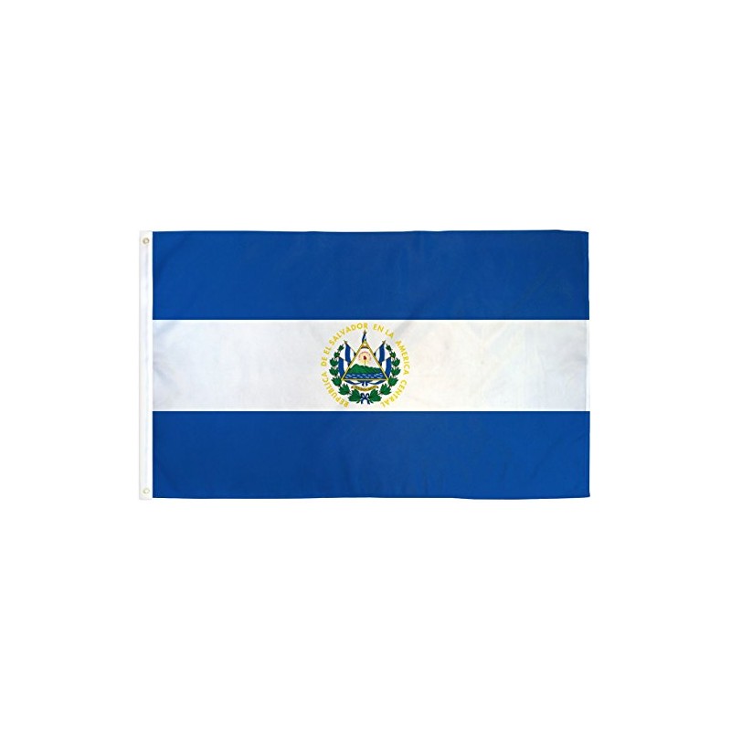 El Salvador National Flag (Premium Quality Polyester), 2' x 3'
