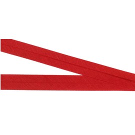 15 m Cotton Bias Binding 20 mm Pre-folded Red