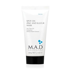 M.A.D SKINCARE ACNE: Spot On Zinc and Sulfur Mask - 60g