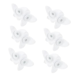 ORFOFE 12pcs Hummingbird Feeder Replacement Flowers Outdoor Bird Feeding Supplies Realistic Bee Flower Shape Parts for Easy Installation and Garden Decoration