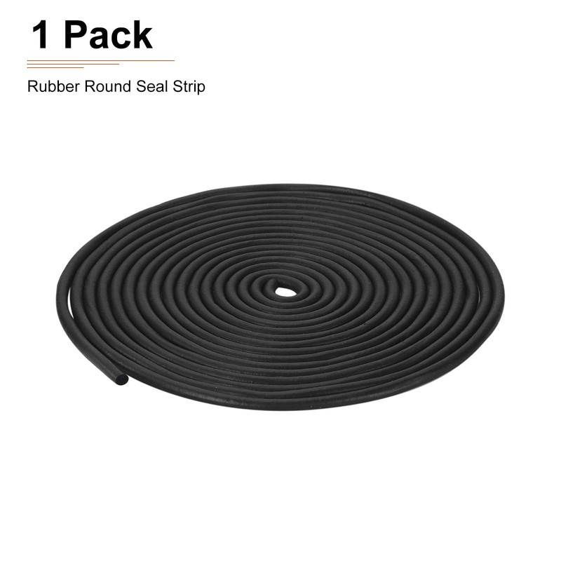 DTGN 4mm x 7.5meters(DxL) Foam Rubber Weather Seal Strip -