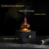 USMLMOOT Cordless Aroma Oil Nebulizer - Waterless Diffuser for Essential