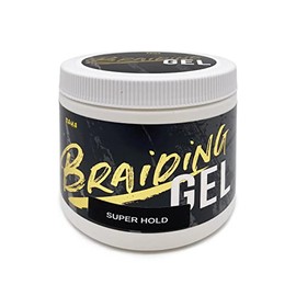 Taha Braiding Gel Super Hold - Softening, Smoothing, Special Formulated with Natural Ingredients, 16 Oz (Pack of 1)
