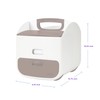 Ubbi Portable Diaper Caddy and Changing Mat, Diaper Storage, Caddy