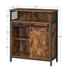 VASAGLE Buffet Cabinet, Coffee Bar Storage Cabinet, Sideboard with 1