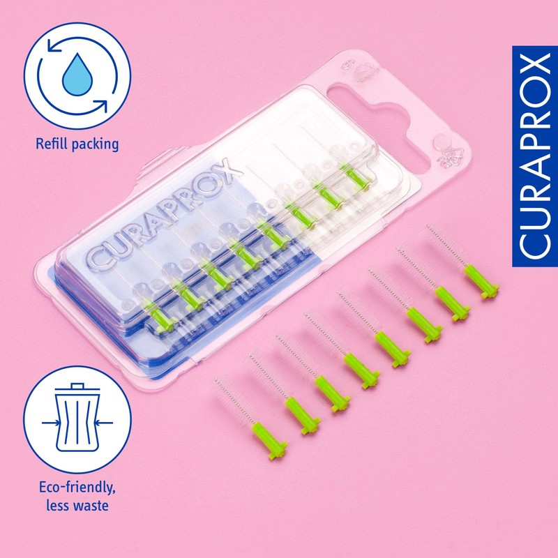 Curaprox Interdental Brushes CPS 011 Prime Refill, Pack of 8,