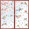 Spring Window Cling Branches Greenery Hummingbird Window Stickers Bird Strike