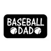 ThatLilCabin - BASEBALLL DAD AS830 8" Baseball Decal