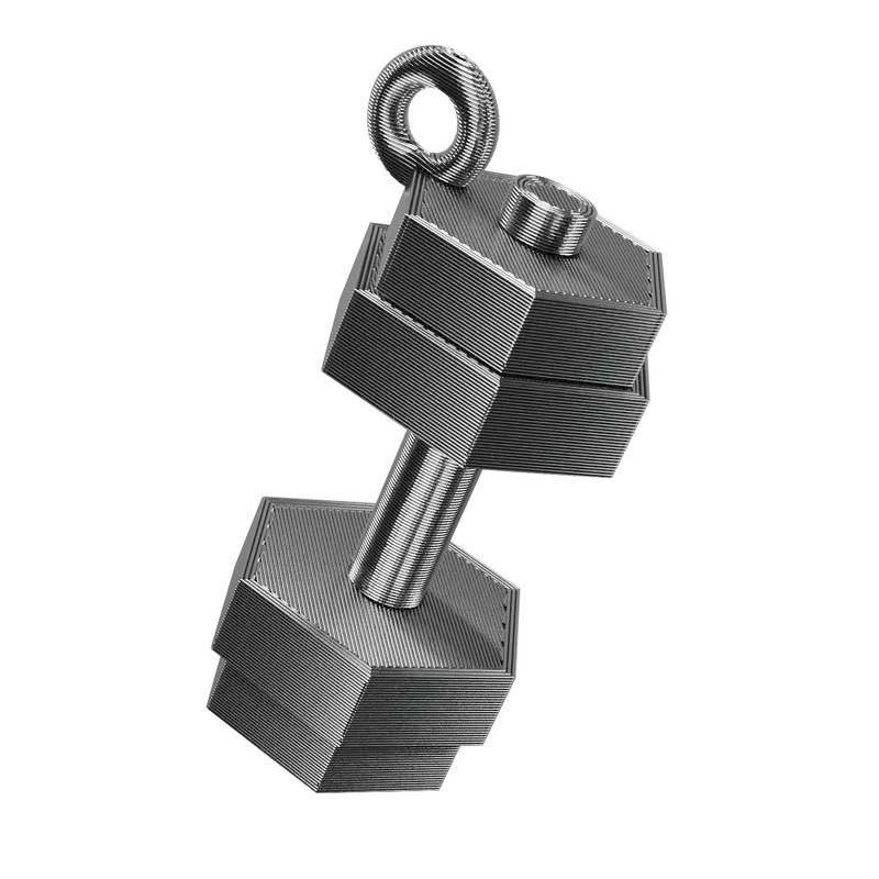 Dumbbell Christmas Tree Bauble Decoration Ornament For Christmas Xmas Noel