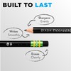 Ticonderoga Wood-Cased Pencils, Unsharpened, #2 HB Soft, Black, 12 Count