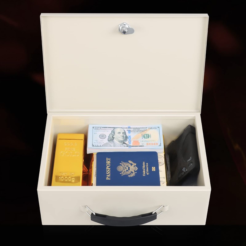 xydled Fire Resistant Safe Fire Safe Box with Key Lock