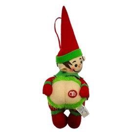 Farting Elf Christmas Ornaments Red-Funny Christmas Tree Decoration-Stocking Stuffer Nice Gag Gift-He Farts The Song Deck The Halls When You Press His Body-Measures 6x7 Inches