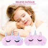 Pack of 4 Sleep Masks, Comfortable Plush Animal Sleeping Masks,
