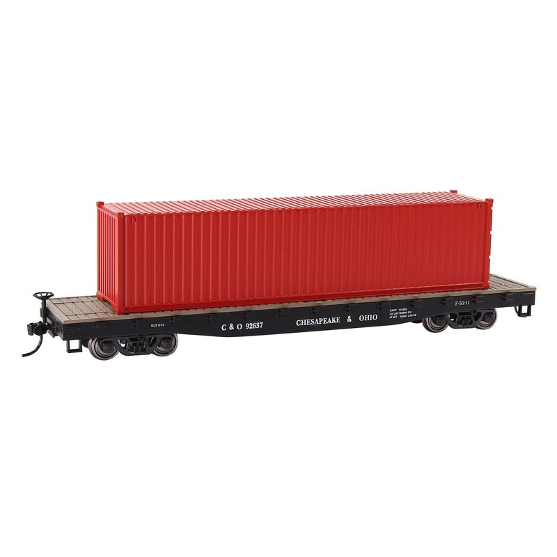Evemodel Pack of 3 40 ft Container Shipping Freight Cars